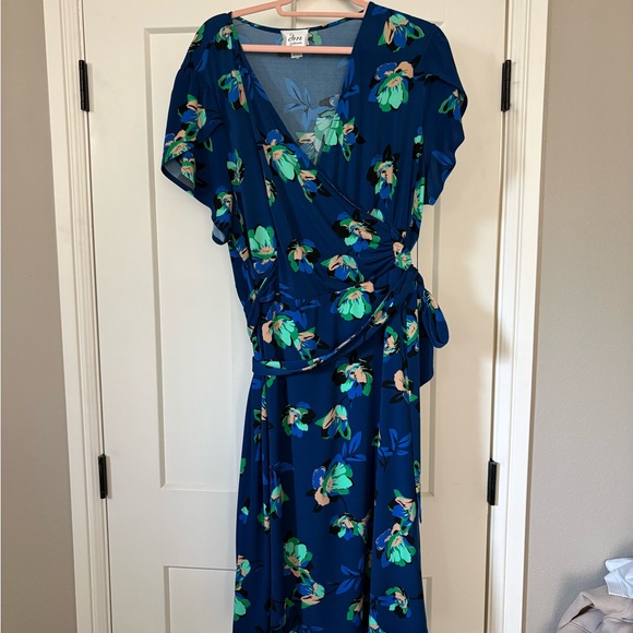 SD Collection Dresses & Skirts - SM Collection Blue Floral Midi Dress